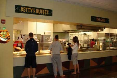 ARIZONA大学的食堂