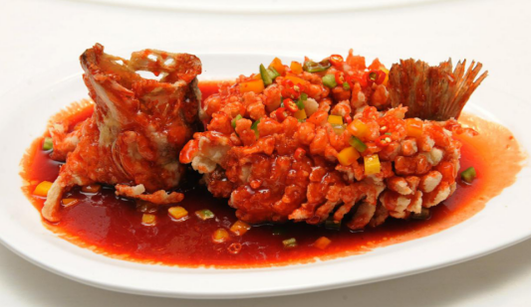 中国名菜松鼠桂鱼